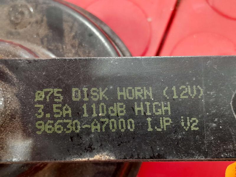2014-2018 Kia Forte Burgular Alarm Horn Assembly Genuine OEM 96630A7000