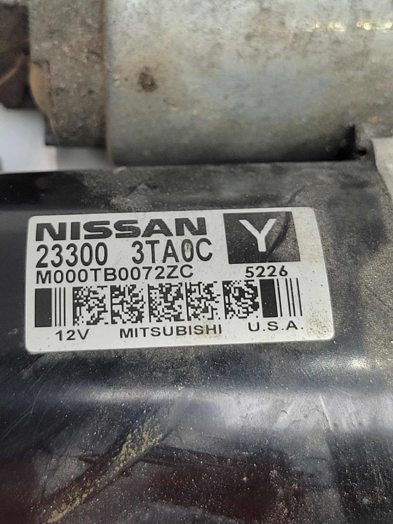 2016 - 2020 Nissan Rogue 2.5L Starter Motor Assembly OEM 233003TA0C