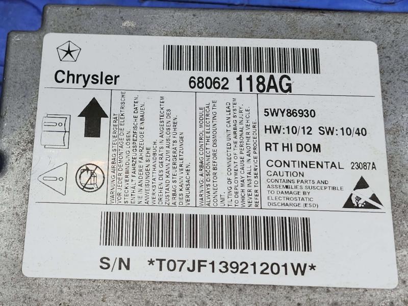 2012 Dodge Grand Caravan Chassis Brain Box