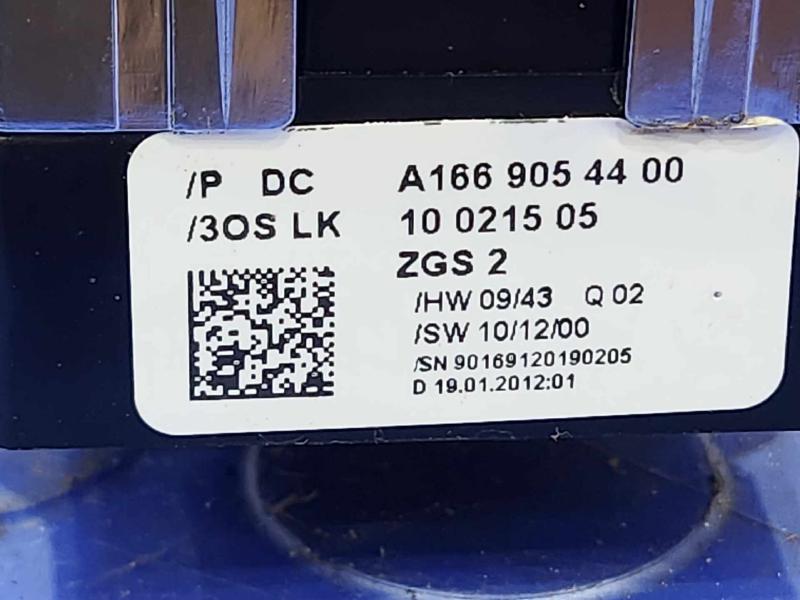 2012 Mercedes ML-Class Door Switch Front