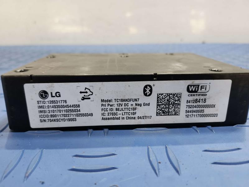 2017 GMC Acadia OEM OnStar Communication Interface Control Module 84128418