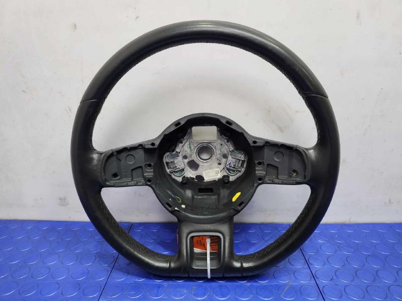 2012-2019 Volkswagen Beetle Steering Wheel Black Leather OEM 5C0419091DGGRU