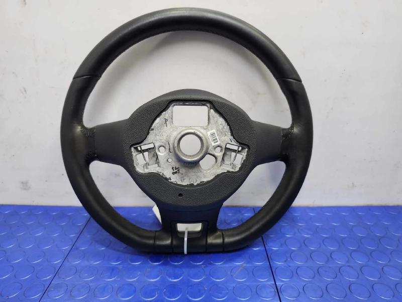 2012-2019 Volkswagen Beetle Steering Wheel Black Leather OEM 5C0419091DGGRU