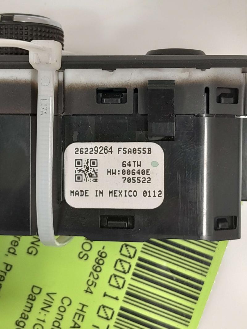 2017 - 2019 Buick Lacrosse Headlight Control Switch OEM 26229264