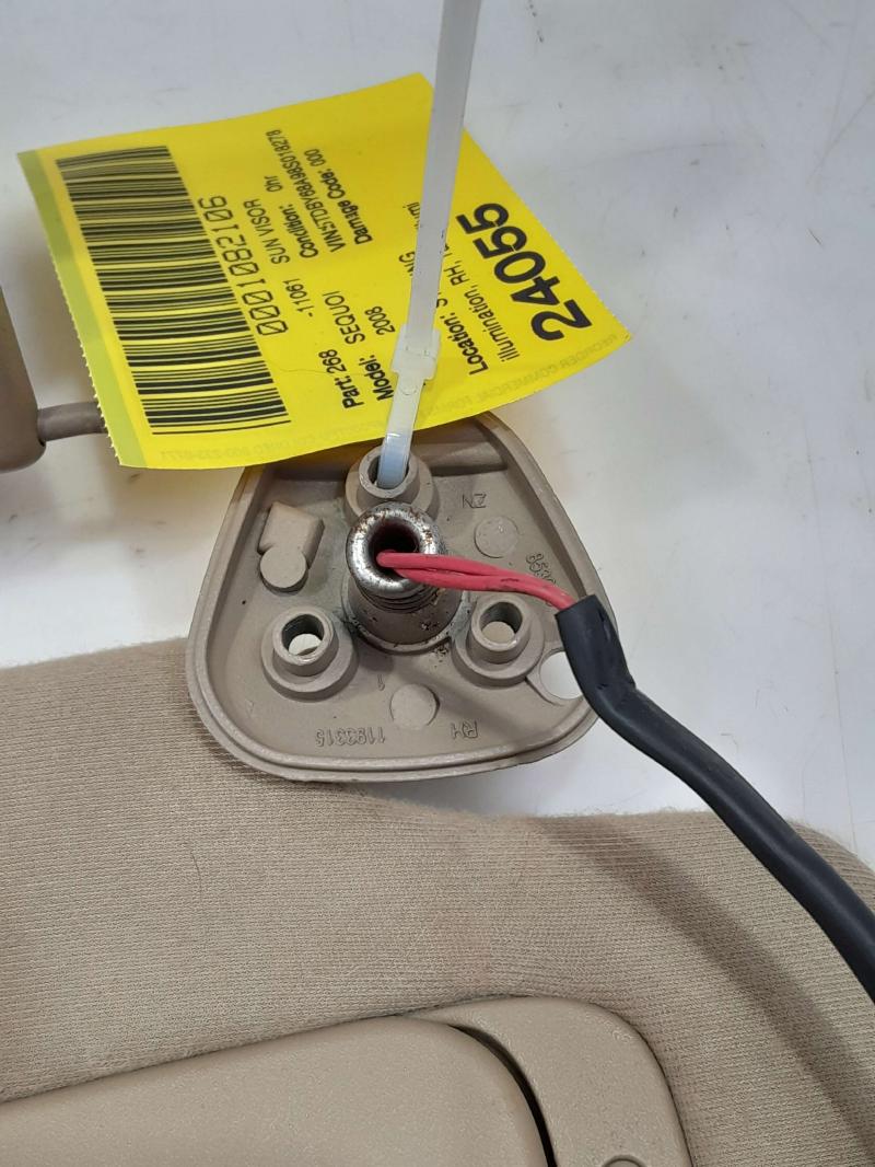 2008 Toyota Sequoia Sun Visor