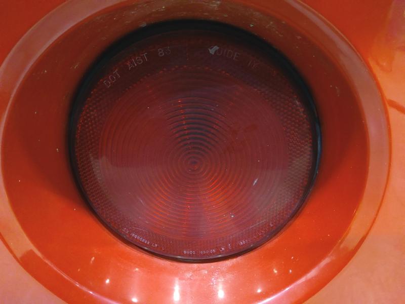 1985 Chevrolet Corvette Tail Light Assembly