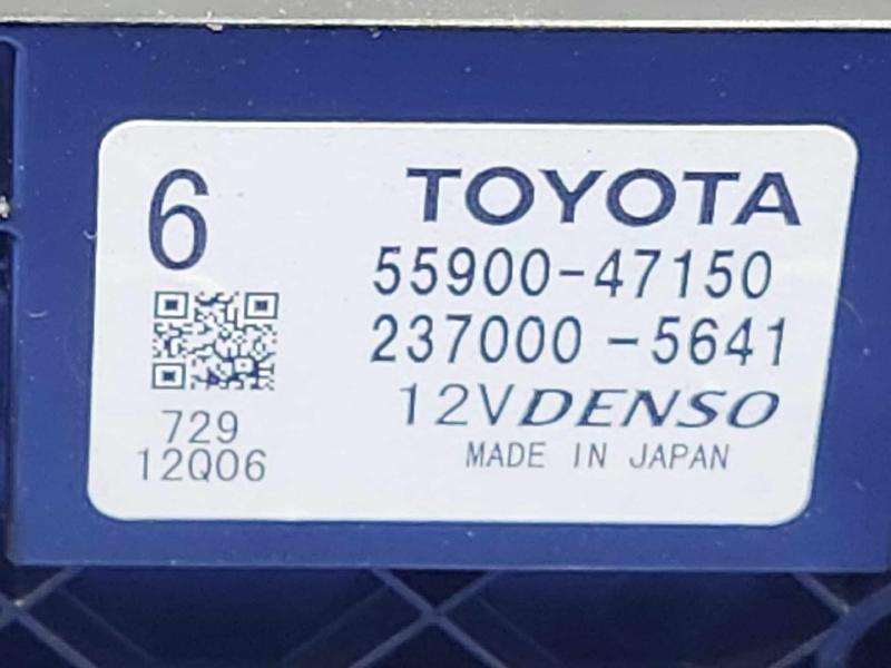 2014 Toyota Prius V Automatic Temperature Climate Control Panel OEM 5590047150