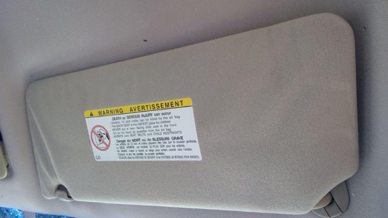 2003 Toyota Camry Sun Visor
