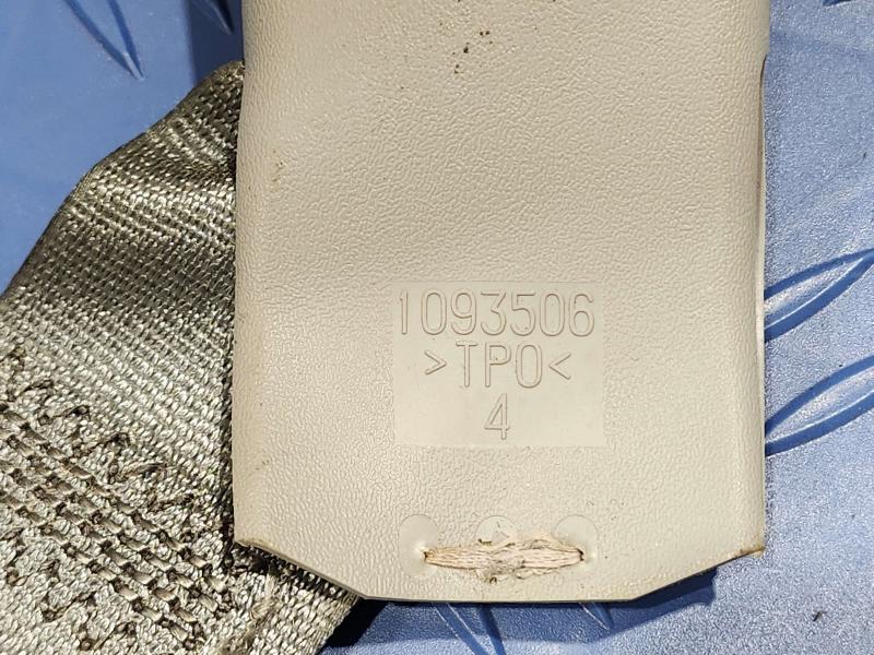 2017 Toyota Corolla Rear Seat Belt