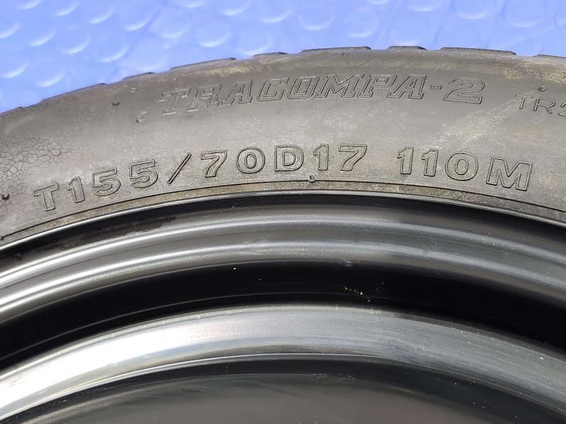 2009-2013 Subaru Forester 17x4 Compact Spare Tire and Wheel T155/70D17 OEM 28151SC030