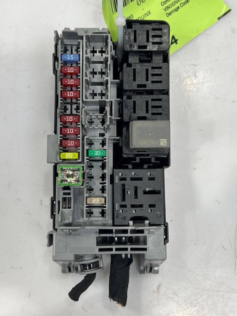2018 Chevrolet Equinox Cabin Fuse Box