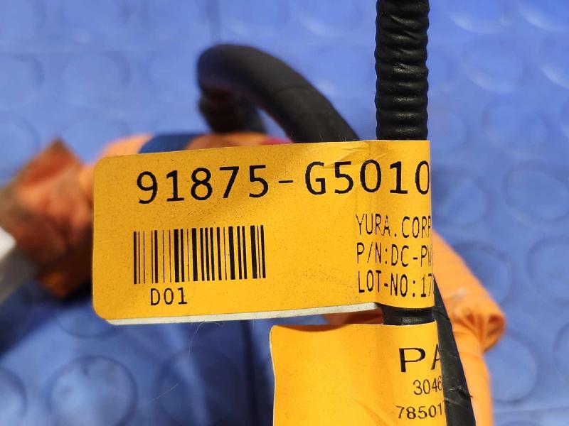 2017-2019 Kia Niro Cable Assembly-D/CURRENT Harness OEM 91875-G5010