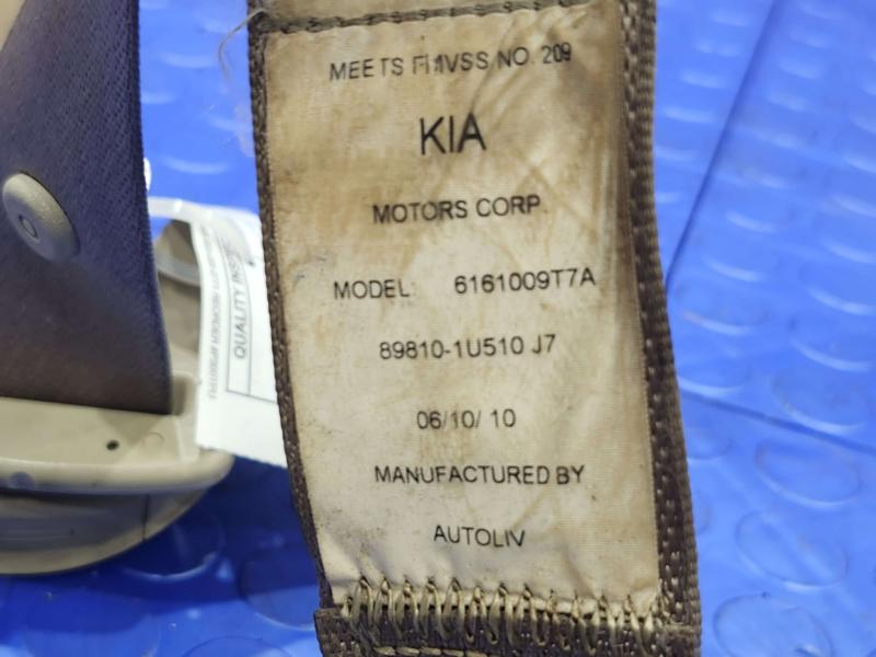 2011 Kia Sorento Rear Seat Belt