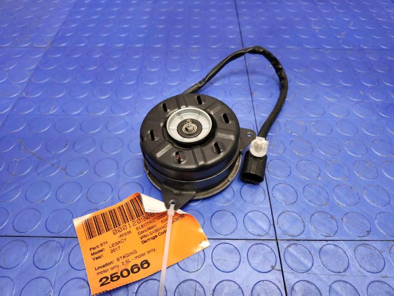 2017 Subaru Legacy Electric Cooling Motor