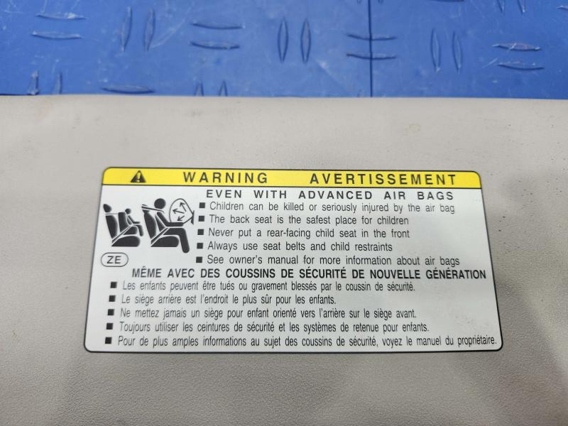 2013 Toyota Yaris Sun Visor