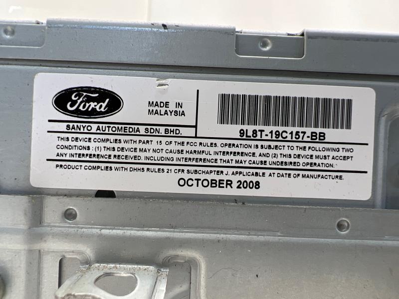 2009 Ford Escape Radio Receiver Assembly AM FM MP3 Single CD OEM 9L8T-19C157-BB