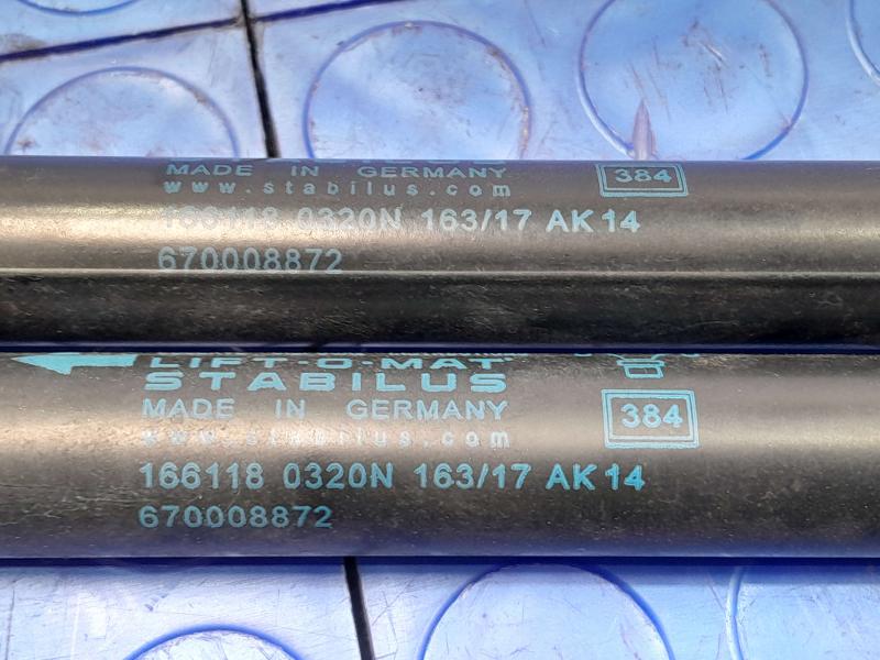 2014-2024 Maserati Ghibli Hood Shock Supports Set of Two Genuine OEM 670008872