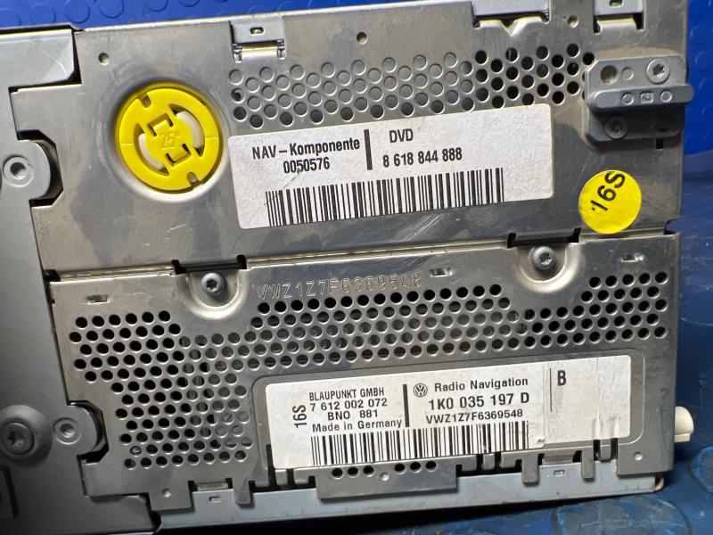 2007 Volkswagen Golf GTI Audio & Visual Equip.(Radio)