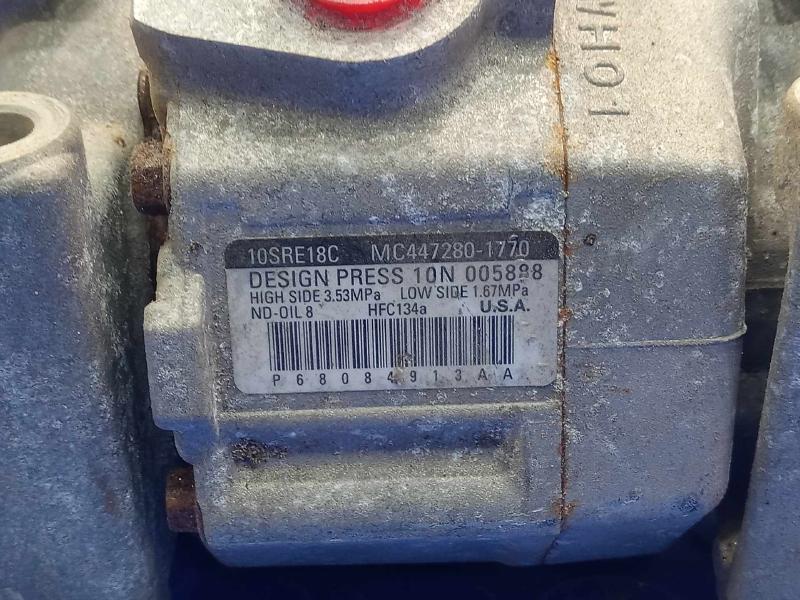 2012 Dodge Avenger A/C Air Compressor