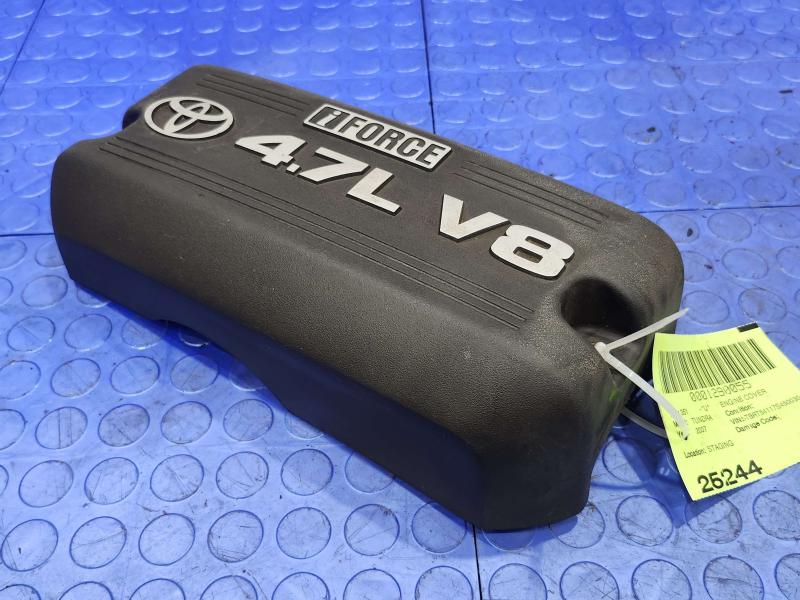 2007-2010 Toyota Tundra 4.7L V8 Engine Cover Black Genuine OEM 2226650070