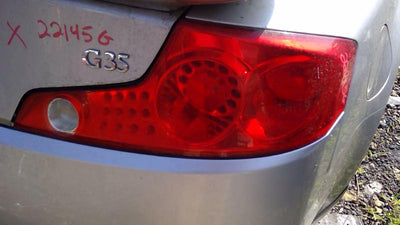 2005 Infiniti G35 Tail Light Assembly