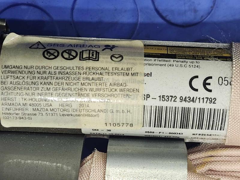 2015 Mazda Mazda6 Air Bag