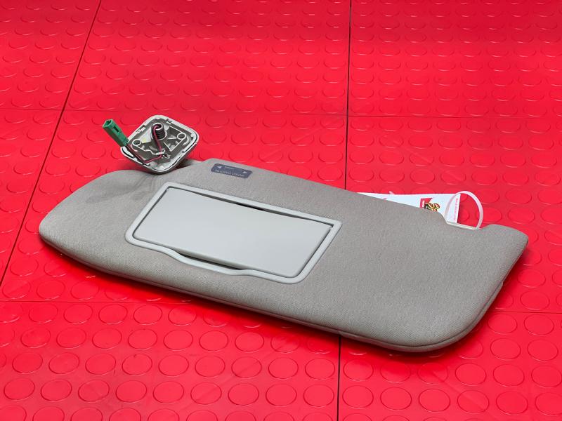 2012 Ford Taurus Sun Visor Left Driver Side w/o Garage Controls Gray OEM CE9Z7404105BA,LH