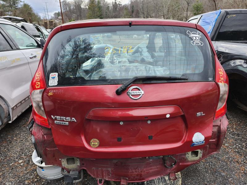 2014 Nissan Versa Note Decklid Liftgate Assembly Red NAC with Camera OEM KMA003WCMB