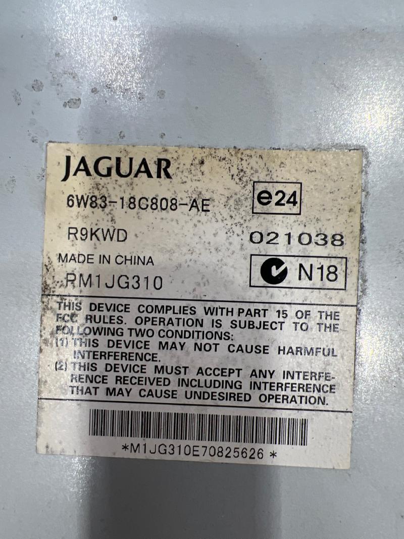 2007 - 2015 Jaguar XK Radio Amplifier OEM 6W83-18C808-AE