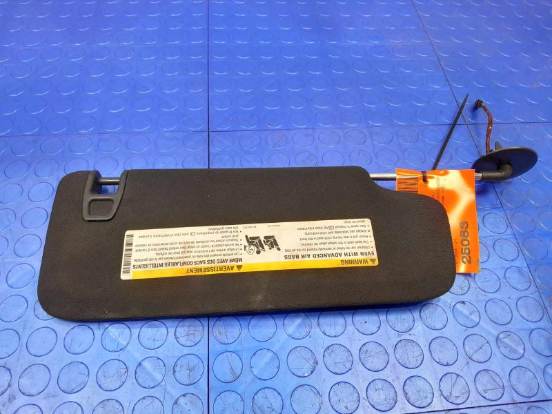 2013 Cadillac ATS Sun Visor Left Driver Side Black Genuine OEM 22980474,LH