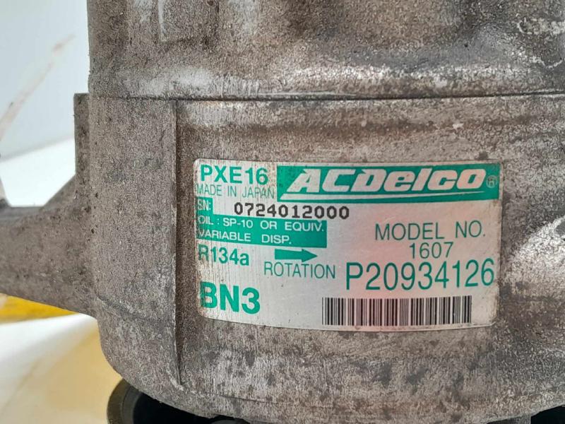 2011 Cadillac SRX A/C Air Compressor