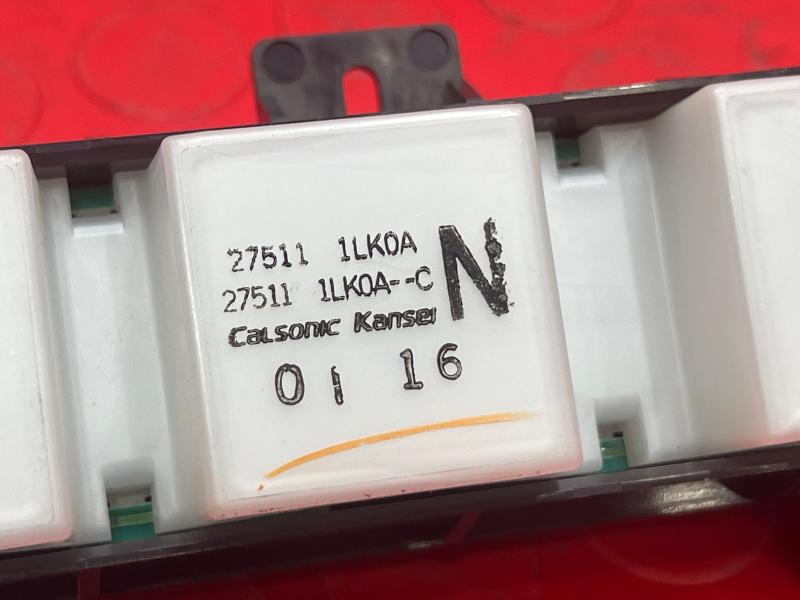 2011-2020 Infiniti QX56 QX80 Rear Temperature Climate Control Panel OEM 275111LK0A