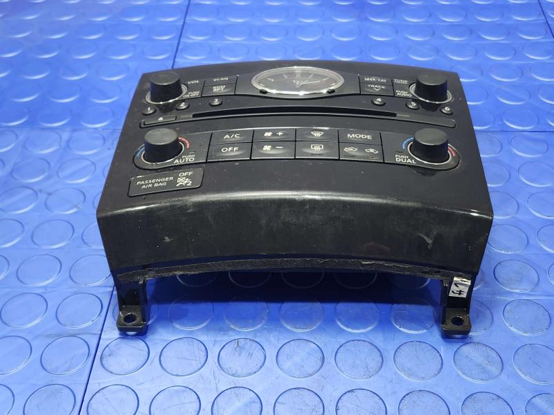 2013 Infiniti FX35 Heater A/C Control