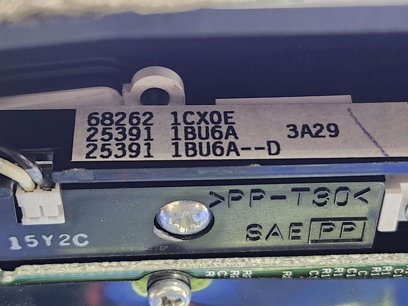 2013 Infiniti FX35 Heater A/C Control