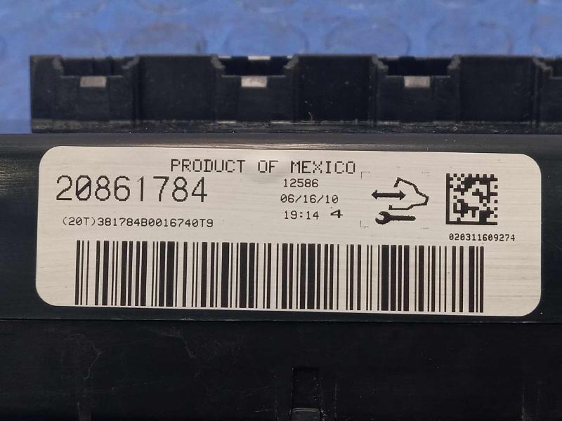 2011 Chevrolet Impala Heater A/C Control