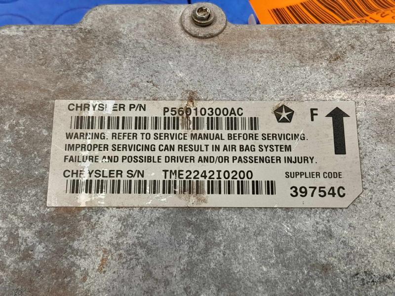 2003 Jeep Wrangler TJ SRS Restraint Control Module Genuine OEM 56010300AC