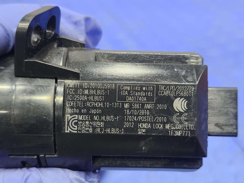 2015 Acura TLX Ignition Switch(W/O Cyl& Key)