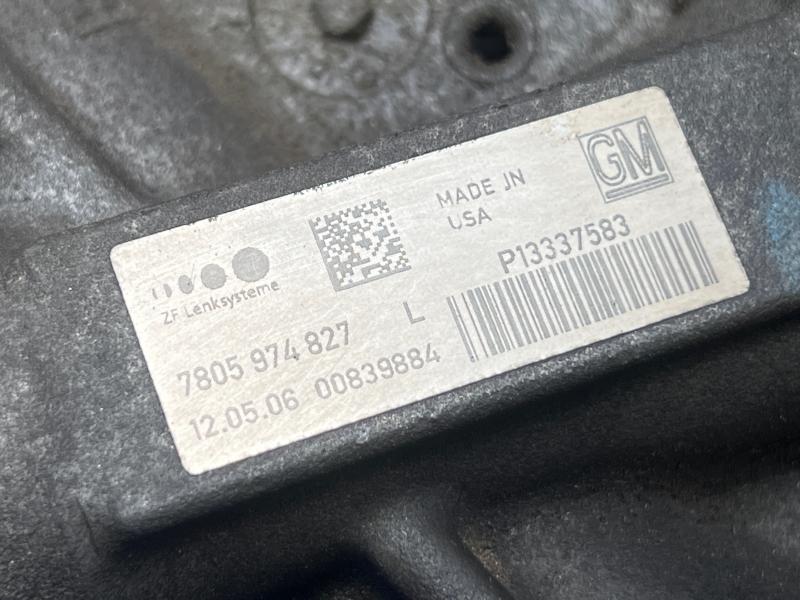 2013 Chevrolet Malibu Steering Gear (Incl. Rack)