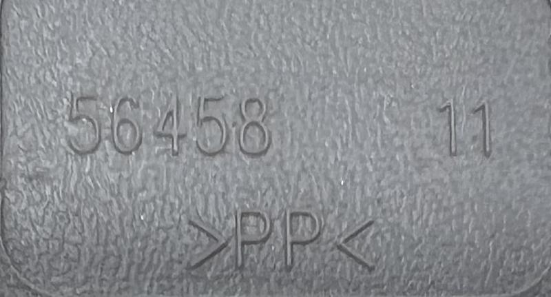 2010 - 2013 Toyota Highlander 3rd Row Rear Seat Belt Buckle Left or Right Side Gray OEM ,LH