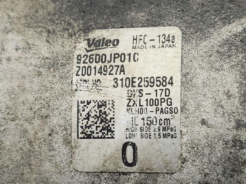 2014 Nissan Maxima A/C Air Compressor