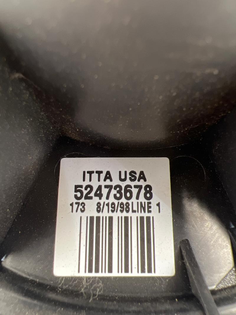 1999 Chevrolet Silverado 1500 Blower Motor