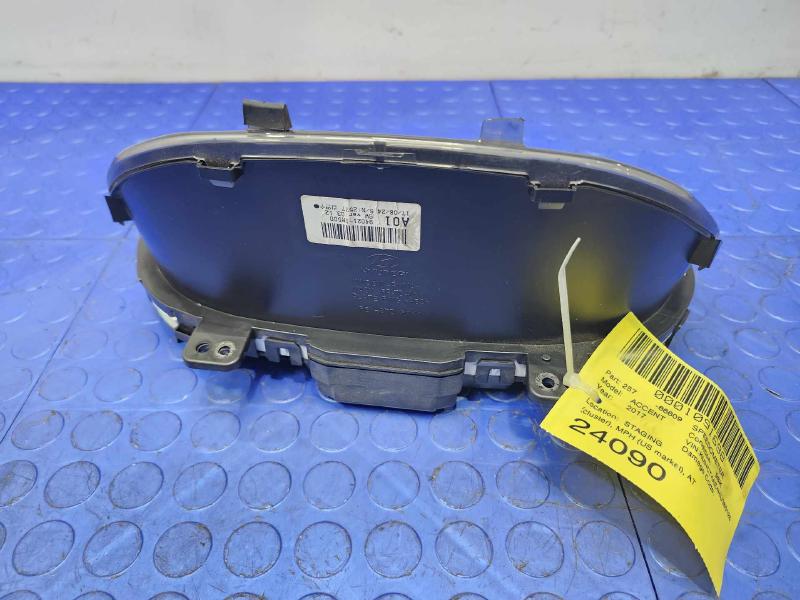 2017 Hyundai Accent Speedometer