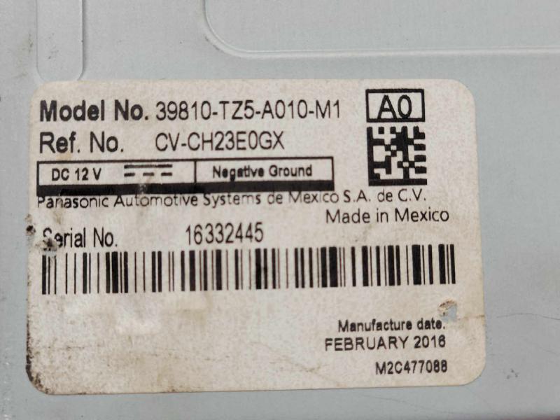 2014-2016 Acura MDX 8" Center Dash Display Screen Genuine OEM 39810TZ5A01