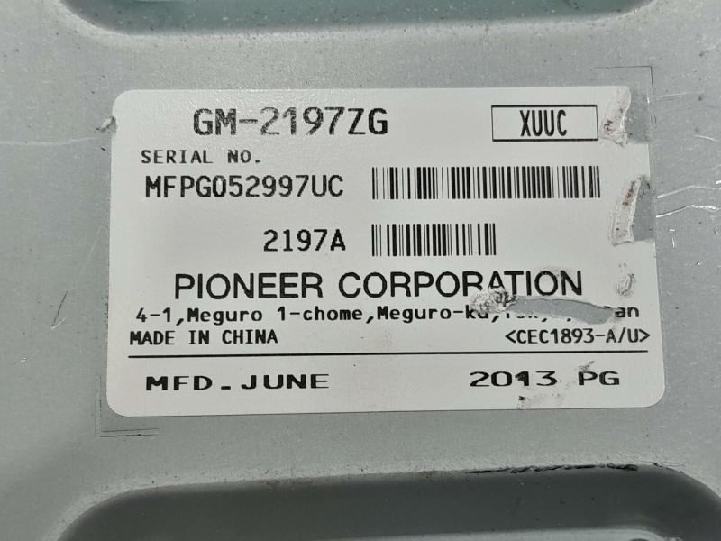 2014 Chevrolet Equinox Audio & Visual Equip.(Radio)