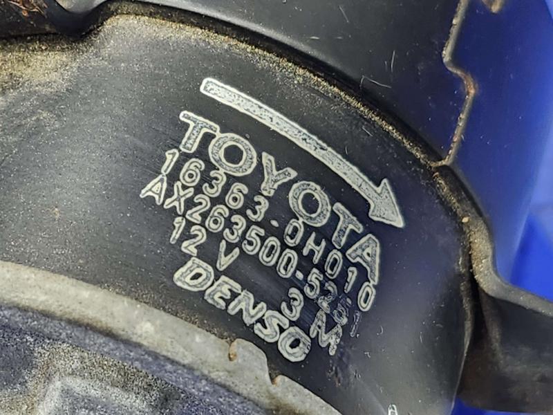 2011 Toyota Camry Electric Cooling Motor