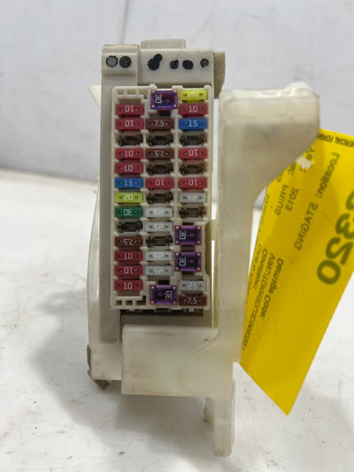 2013 Toyota Prius Cabin Fuse Box