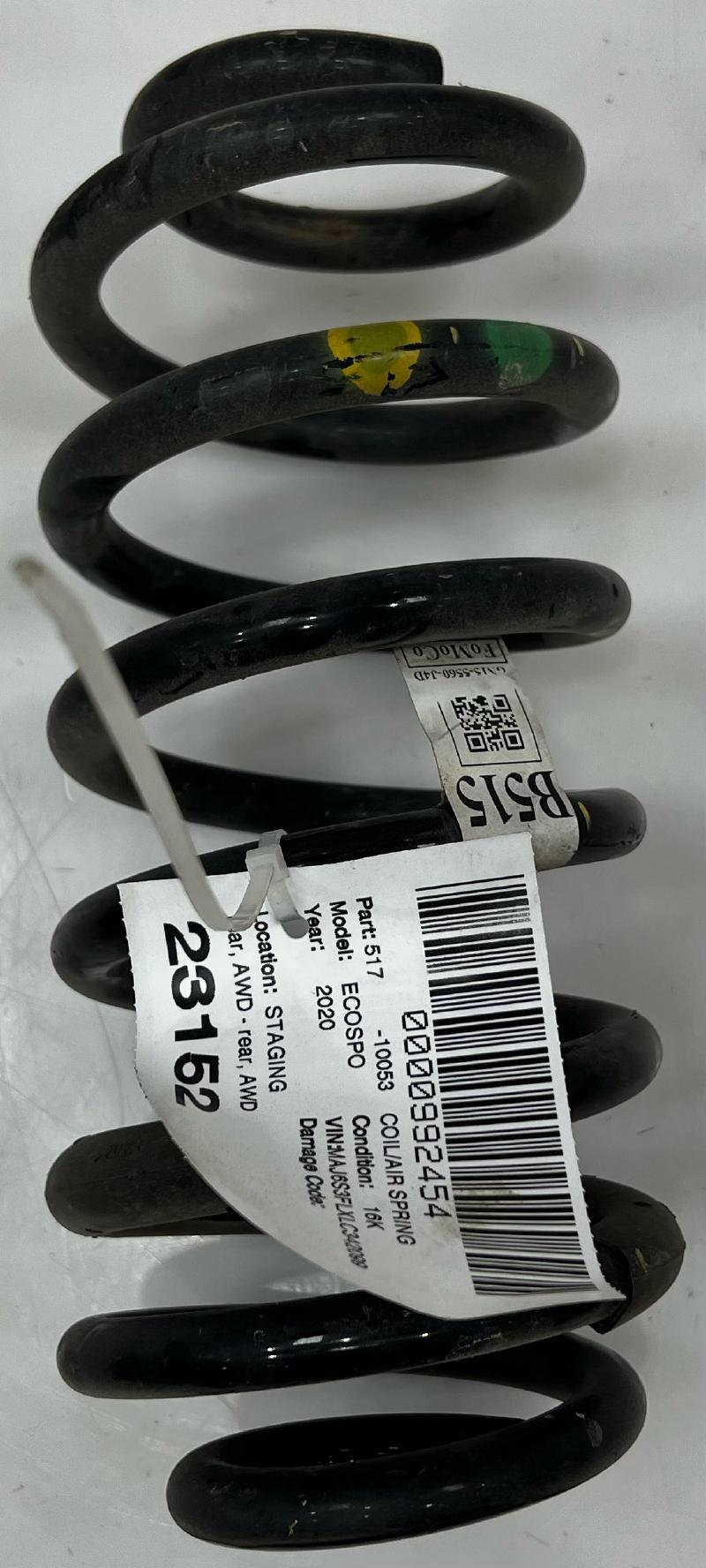 2020 Ford EcoSport Coil/Air Spring