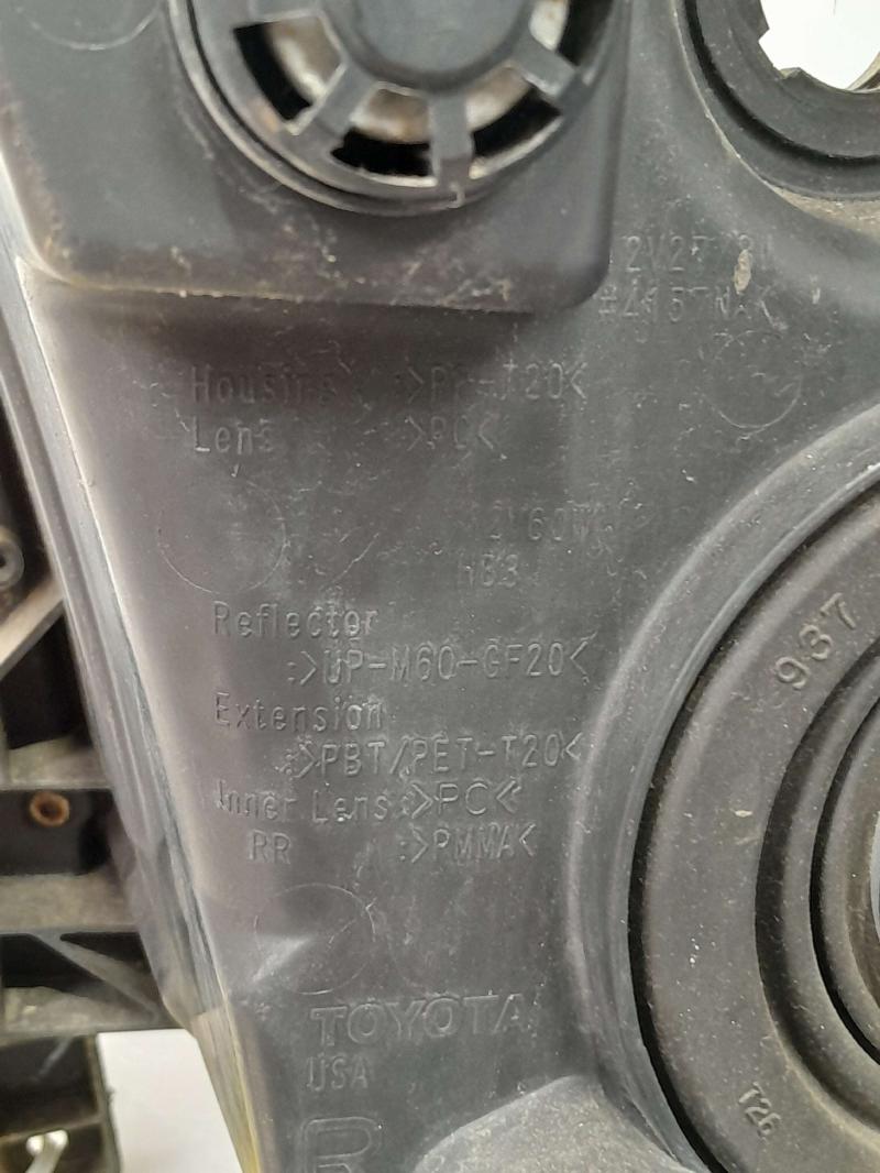 2008 Toyota Sequoia Headlamp Assembly