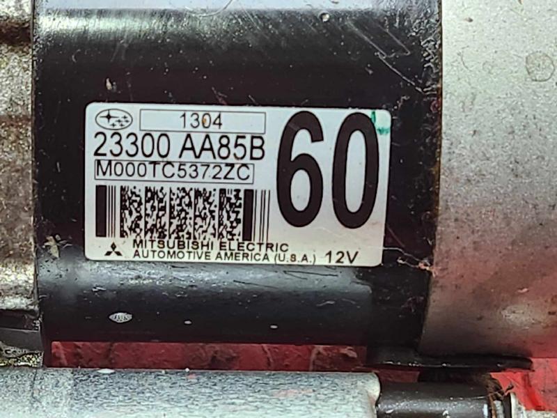 2021 Subaru Impreza Starter Motor