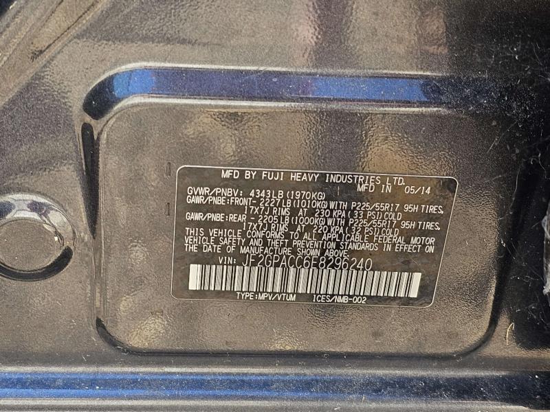 2014 Subaru Crosstrek Headlamp Assembly